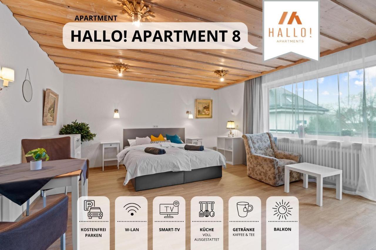 Sehr Gemuetliche Ferienwohnung In Bester Lage Mit Grossem Sonnenbalkon L Innenstadtnaehe L 1 Minute Zum Bahnhof L Kueche L Tv L Free-Wlan L Willkommen Im Hallo!-Apartment 8 Bad Wörishofen Zewnętrze zdjęcie